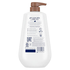 Dove 24hr Lotion Body Wash Restore Coconut & Cocoa Butter, 30.6 oz | Moisturizing body wash with MicroMoisture for 24-hour hydration and soft skin