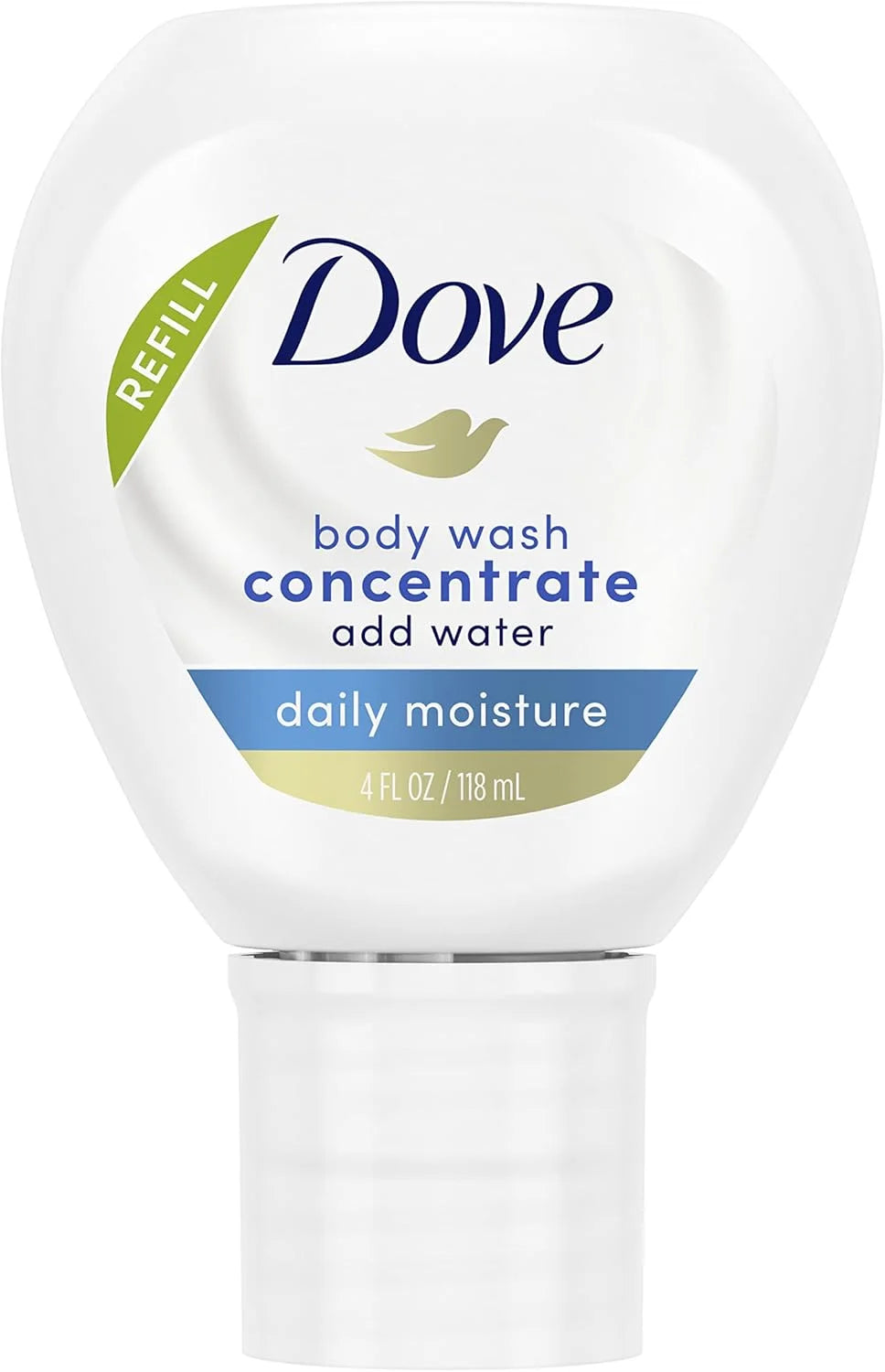 Dove Concentrate Refill For Instantly Soft Skin And Lasting Nourishment Daily Moisture Refill For Use Reusable Bottle 4 Fl Oz