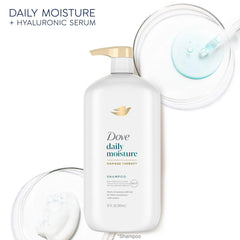 Dove Ultra Care Shampoo Daily Moisture Pack of 4 for Dry Hair Shampoo with Bio-Restore Complex 31 oz