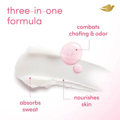 Dove Whole Body Deodorant Stick for Women, Anti-Chafe, Berry Blush, 2.4 oz
