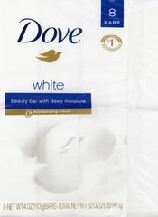 Dove Beauty Bar Soap Original for Soft,Smooth Skin,with 1/4 Moisturizing Cream 3.75 oz,(Pack of 16)