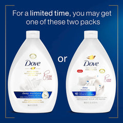 Dove Advanced Care Hand Wash Refill Deep Moisture – Value Size, Pack of 3 (34 oz Refill Bottles) | Moisturizing Liquid Hand Soap for Dry Skin