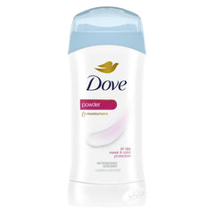 Dove Invisible Solid Antiperspirant Deodorant Stick Powder for Women, For 48H Underarm Sweat & Odor Protection 2.6 oz