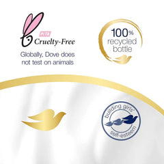 Dove Concentrate Refills (x2) and 100 percent Recycled Reusable Bottle for Instantly Soft Skin Daily Moisture Starter Kit for Lasting Nourishment Body Care 4 fl oz (makes 16 fl oz)