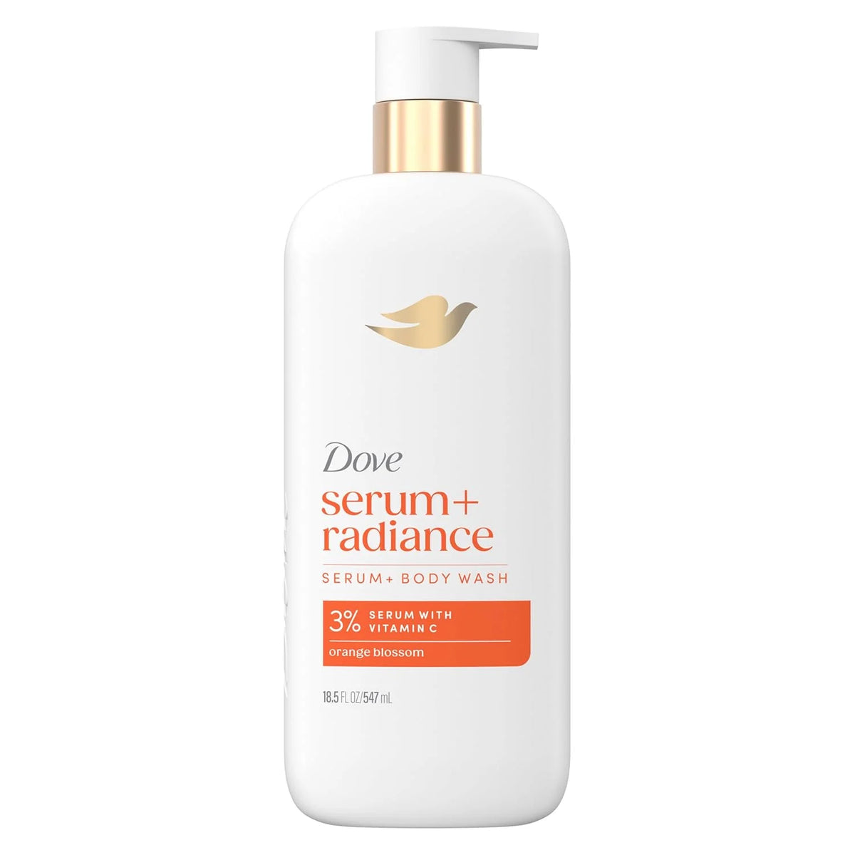 Dove Exfoliating Body Wash Glow Recharge Energizes & illuminates skin 3% brightening serum with vitamin C 18.5 oz