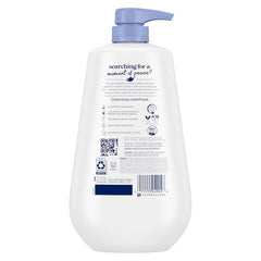Dove 24hr Lotion Body Wash Anti-Stress, 30.6 oz | Moisturizing body wash with MicroMoisture and a calming blue chamomile & oat milk scent