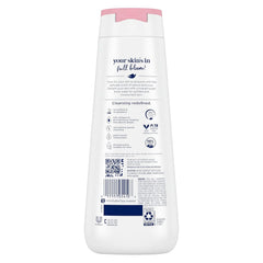 Dove Body Wash 4 Count for 24hr Lotion-Soft Skin Uplift Sakura Blossom and Yuzu Moisturizing Skin Cleanser with No Sulfates No Parabens