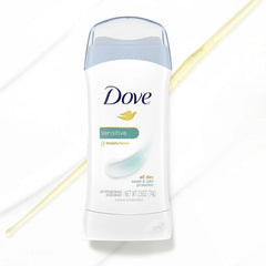 Dove Invisible Solid Antiperspirant Deodorant Stick for Women, 6 Count, Sensitive, for All Day Underarm Sweat & Odor Protection 2.6 oz