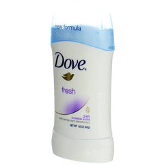 Dove Deodorant 1.6 Ounce Invisible Solid Fresh (47ml) (2 Pack)