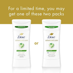 Dove Advanced Care Anti Deo Stick Cool Essentials Pack of 12 for helping your skin barrier repair after shaving 72 h odor control and all-day sweat protection with Pro Ceramide Technology 2.6 oz
