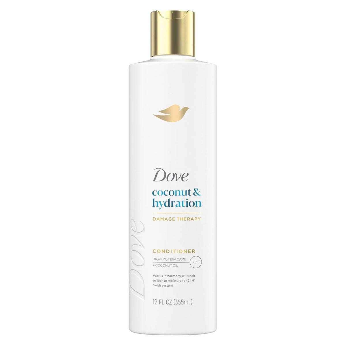 Dove Conditioner Coconut & Hydration for Dry Hair with Bio-Protein Care Technology and Coconut Oil 12 Fl Oz