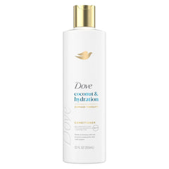 Dove Conditioner Coconut & Hydration for Dry Hair with Bio-Protein Care Technology and Coconut Oil 12 Fl Oz