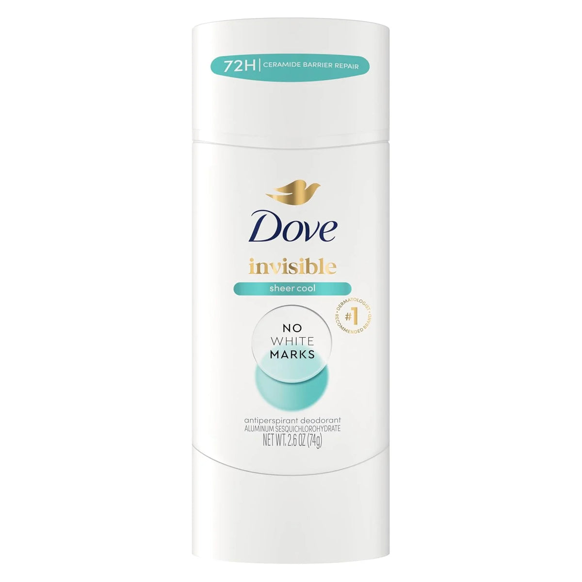 Dove Advanced Care Antiperspirant Deodorant for Women Sheer Cool 72 hour sweat and odor protection 2.6 oz