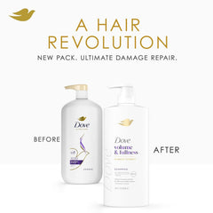 Dove Shampoo Volume & Fullness for Fine, Thin Hair with Bio-Protein Care Technology and Biotin 28 Fl Oz