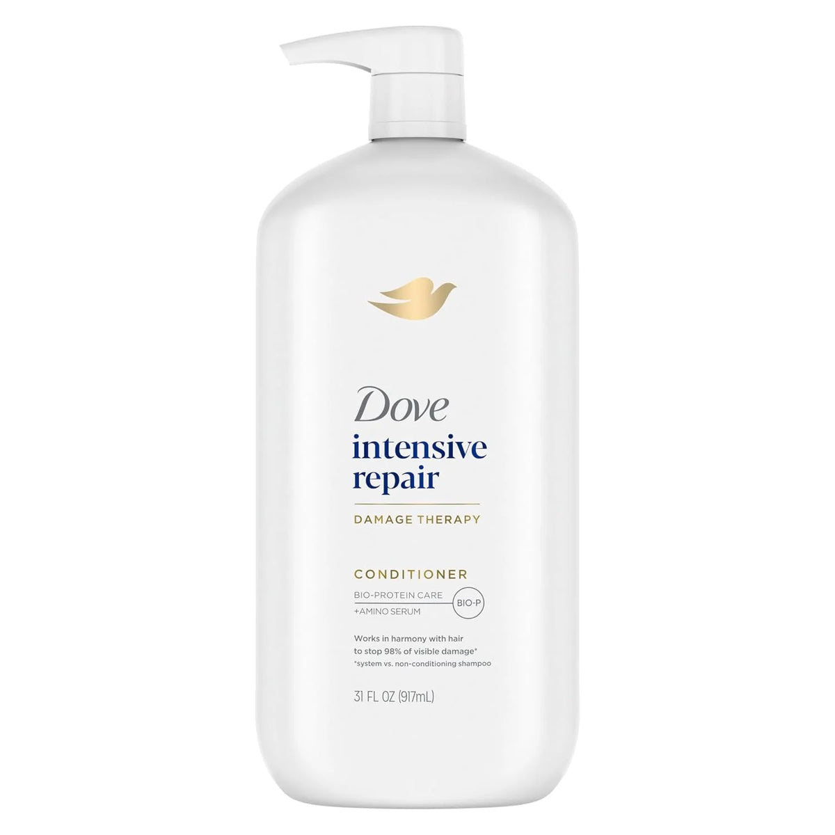 Dove Conditioner Intensive Repair Pack of 4 for Damaged Hair Conditioner with Bio-Restore Complex 31 oz