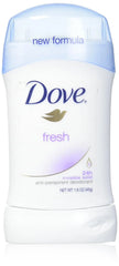 Dove Anti-Perspirant Deodorant Invisible Solid Fresh 1.60 oz (Pack of 5)