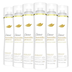 Dove Flexible Hold Hairspray 6 ct Protect Micro-Mist for Long-lasting Hold, Protection Against Humidity All-day Flexible Hold for 24H Frizz Control 5.5 oz