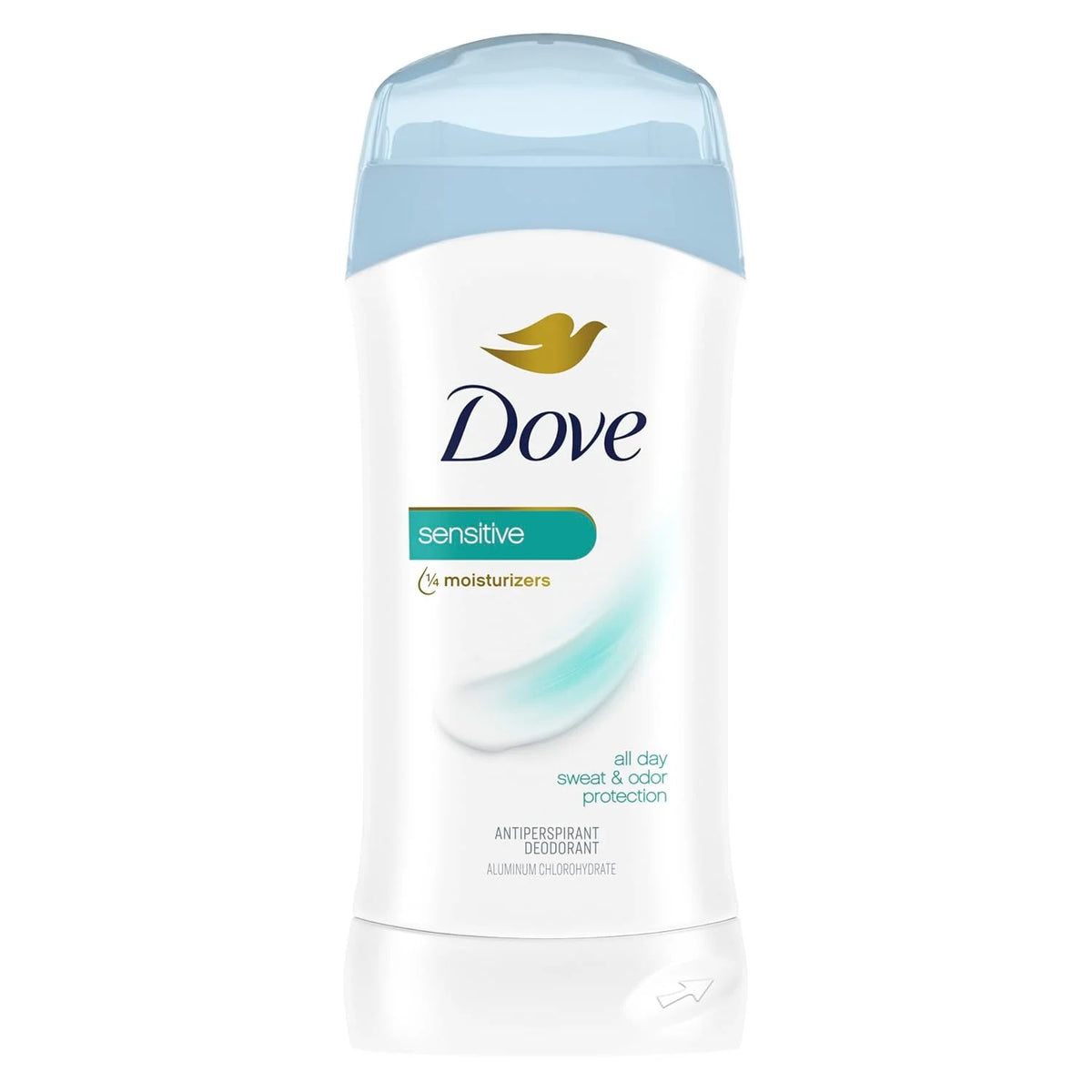 Dove Invisible Solid Antiperspirant Deodorant Stick Sensitive for Women, For 48H Underarm Sweat & Odor Protection 2.6 oz