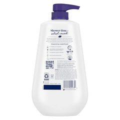 Dove Body Wash Unwind Blueberry & Moon Milk For 24hr Lotion-Soft Skin Moisturizing Skin Cleanser with No Sulfates No Parabens 30.6 oz (Pack of 3)