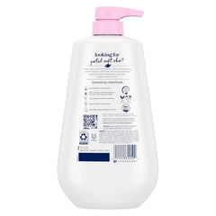 Dove Body Wash with Pump Renew Peony & Rose Oil For 24hr Lotion-Soft Skin Moisturizing Skin Cleanser with No Sulfates No Parabens 30.6 Oz (Pack of 3)